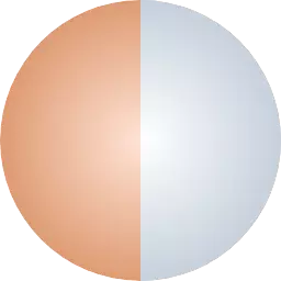 White and pink gold